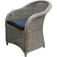 AVH-Collectie Chester dining tuinstoel grijs
