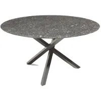 Garden Impressions Gigi Tafel Diameter 120X2 cm Facet Diamond Black Satinado Studio 20