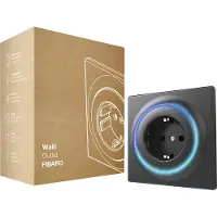 Fibaro Walli Outlet | Type F | Z-Wave Plus | Max. 3680W | Antraciet (NL)