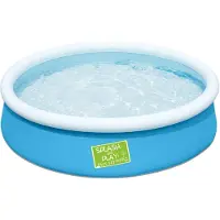 Bestway Fastset Zwembad 152x38cm Blauw blauw Kunststof Zwembaden