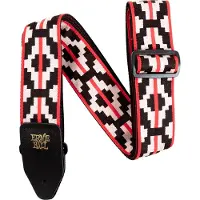Ernie Ball Classic Jacquard Gitaarriem Ristra Red