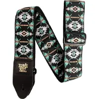 Ernie Ball Classic Jacquard Gitaarriem Southwestern Turquoise