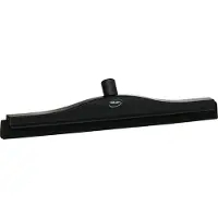 Vikan 7753-9 klassieke vloertrekker 50cm zwart, vaste nek, zwarte cassette