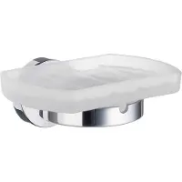 Smedbo Home Zeepschaal - 12x7.8cm - zelfklevend / boren - Massief messing Chroom HK342