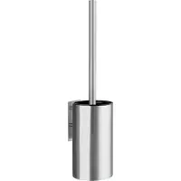 Smedbo Beslagsboden WC-Borstelgarnituur - 10.3x37x10.3cm - zelfklevend - RVS Geborsteld Edelstaal B1035