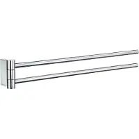 Smedbo Air Handdoekrek 2-arms - Messing - Accessoires, Handdoekhouders, Handdoekstangen - 7391447045796