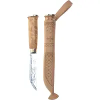 Marttiini Lapp Knife 230, 230010 Stainless, Curly Birch, outdoormes