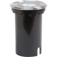 Konstsmide Grondspot Zilver Rond