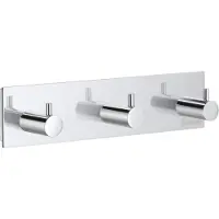 Smedbo Handdoekhaak Pool Met Drie Haken 16.5 x 4 cm Chroom