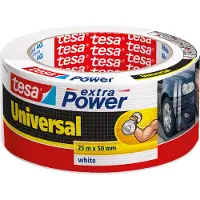 TESA Reparatielint extra sterk, universeel, wit, 25 meter x 50 mm