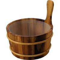 Saunia - Puukiulu - Sauna emmer - met inzetbak