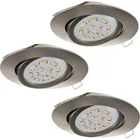 Eglo Led plafondspot Tedo set van 3