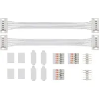 Paulmann 70919 70919 Verbindingsset 144 W (max) Kabellengte: 10.00 cm 24 V Kunststof (l x b x h) 100 x 19 x 7 mm 1 stuk(s)