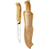 Marttiini Lynx 121 121010, Satin Stainless Steel, Curly Birch outdoormes