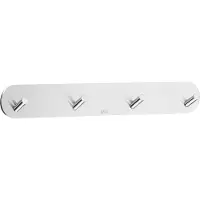 Smedbo Zelfklevende Haak Xtra 4 Haken 21 cm Gepolijst Chroom