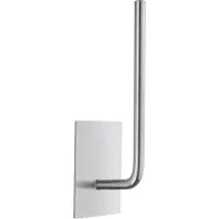 Smedbo Beslagsboden Reserverolhouder - 4.5x15x5.7cm - zelfklevend - RVS Geborsteld Edelstaal B1037