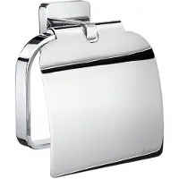Smedbo Ice Toiletrolhouder Met Klep - Chroom - Accessoires, Toilet accessoires, Toiletrolhouders - 7391447076943