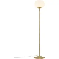 Nordlux Vloerlamp Alton Opaal Messing E27