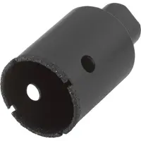 Wolfcraft - Diamantboor 40mm voor Haakse Slijper - Tegelboor 40 mm - Diamant Gatenzaag - 5944000