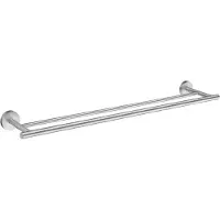 Smedbo Handdoekhouder Home Dubbel 64,8x12x4,8 Chroom Geborsteld
