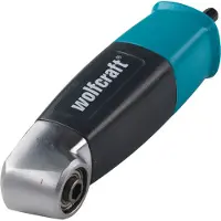 Wolfcraft - Haakse Bithouder - Haakse boorkop - Hoekaandrijving - Boren en schroeven onder een hoek van 90 graden - 4688000