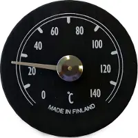 Saunia - sauna thermometer - Zwart