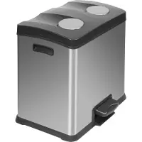 EKO Rejoice 12 + 12 Liter Mat RVS