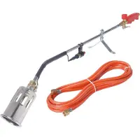 Rothenberger Dakbrander - 5m Propaangasslang - Piezo Ontsteking - 600mm Branderpijp