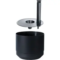 Orthex Paulina recyclebare bloempot Ø 30 cm - Zwart
