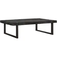 DTP Home Timeless Salontafel Beam - B80 X L120 X H35 Cm - Teakhout Zwart
