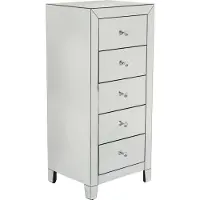 Kare design Luxury Ladekast 5-laden - B49xD41xH110 Cm - Spiegelglas