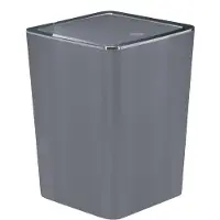 Kleine wolke Match prullenbak 18x18x24,3cm, platinum