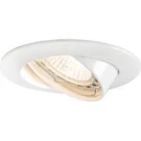 QAZQA Slimme wandlamp rond wit incl. 2 WiFi GU10 - Sandy