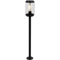 QAZQA Smart industriële plafondlamp zwart incl. wifi A60 - Cage 1
