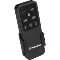 WESTINGHOUSE plafondventilator met verlichting Tristan zwart/hout, hout donker, Woon-/ Eetkamer, Hout
