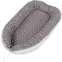 Babybay Babymat taupe Ster wit