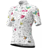 ALÉ - Women's Versilia Jersey Graphics - Fietsshirt 3XL, wit