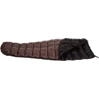 Western Mountaineering - Everlite - Donzen slaapzak 180 cm, zwart/bruin