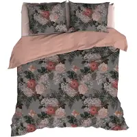 Satin d'or Dekbedovertrek Celia Rose Satijn-240 x 200 / 220 cm | Lits-Jumeaux