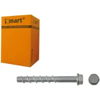 Pgb-Europe SMART | Betonschroef S-BSZ 8x45x90 Znlamel | 50 st SM0BSZ0140800903