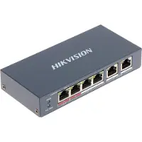 Hikvision Ds-3e0106hp-e Switch 4 Poorten