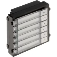 HIK VISION DS-KD-KK Beldrukker 6 knoppen