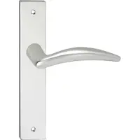 Impresso Deurkruk - Windsor - Voor binnen - Vierkant deurschild met schroeven - Aluminium - 2 stuks