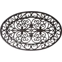 Esschert Design Deurmat Rubber Ovaal 70x46 cm