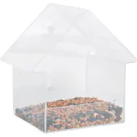 Esschert Design Vogelvoederhuis Transparant 15,7 X 10,8 X 17 Cm
