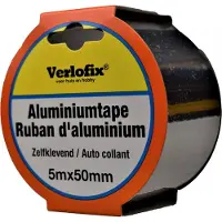 Verlofix Aluminiumtape Zelfklevend 50 Mm X 5 M Aluminium Zilver