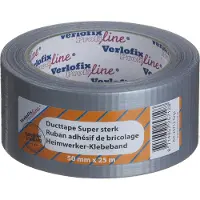 Verlofix Duct Tape Grijs – Extra Sterk – 50mm x 25m – Waterbestendig
