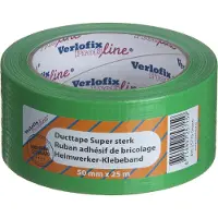 Verlofix Duct Tape Groen – Extra Sterk – 50mm x 25m – Waterbestendig