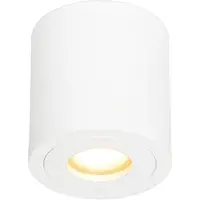 QAZQA Moderne badkamer spot wit rond IP44 - Capa