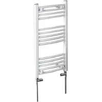 Eastbrook Wendover gebogen handdoekradiator 60x100cm 427W wit glans